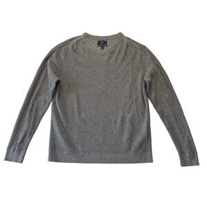 1901 Cotton Cashmere Blend Pullover Sweater Men's Size 2XL Heather Gray